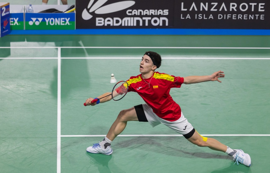 Una de las jugadas del jugador español que lo dio todo para intentar pasar de ronda.