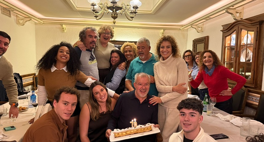 La reunión sirvió también para celebrar los 70 años de Juan Ferrer.