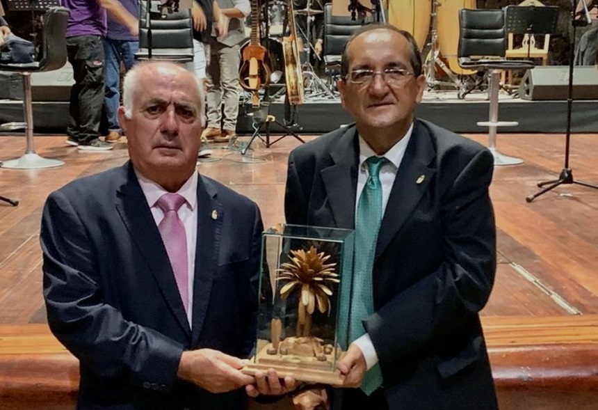Jesus Perdomo y Oscar Torres. Premios Haria 2021