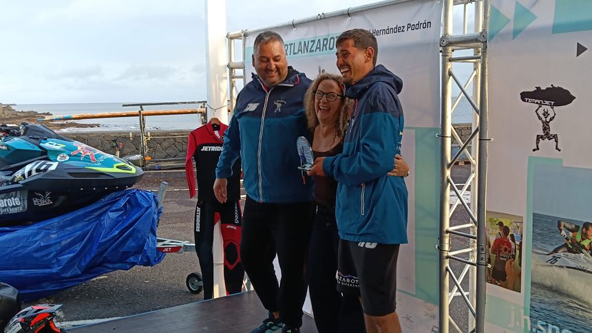 El equipo también agradeció el apoyo de Turismo Lanzarote