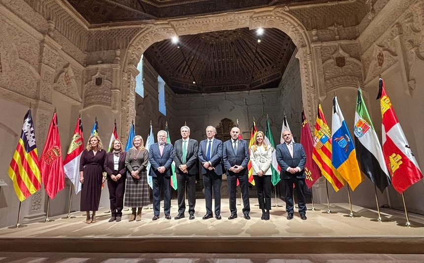 El presidente de la Asamblea de Madrid ejerció de anfitrión del encuentro.
