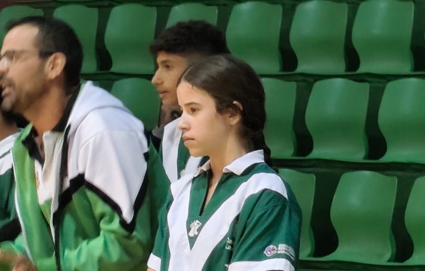 Famara Ferreiro luchadora cadete del Tao Cicar.