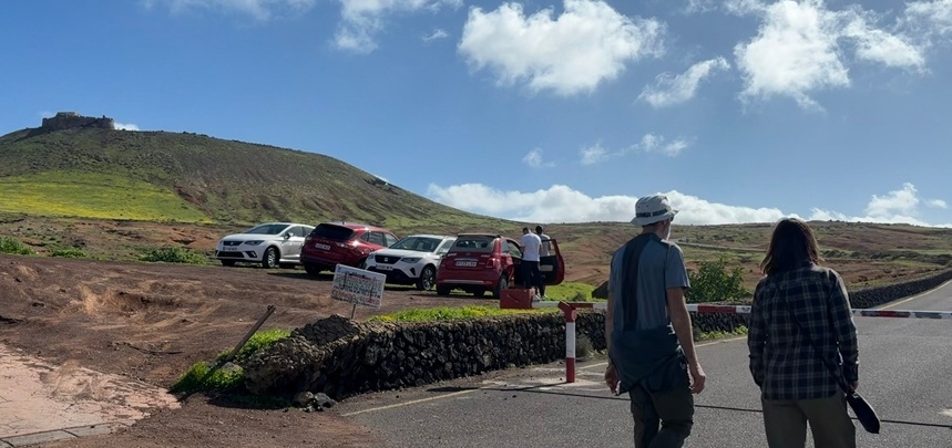 Castillo de Santa Barbara cerrado este domingo.