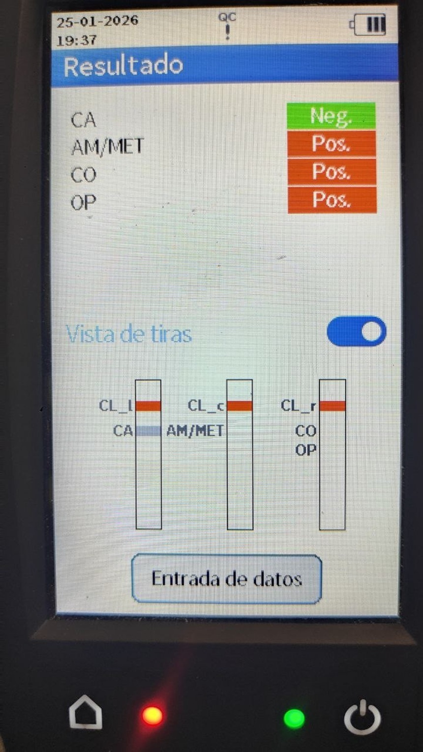 La Policía Local de Arrecife difunde este pantallazo para sensibilizar a los conductores que el cuerpo tiene dispositivos para  la detección de consumo de drogas.