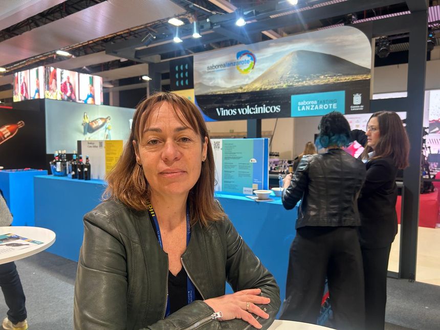 Almudena Pérez Salas, responsable del Túnel del Vino.