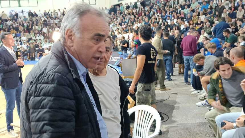 Mamerto Cabrera junto a nuestro compañero Cristobal Olivero.