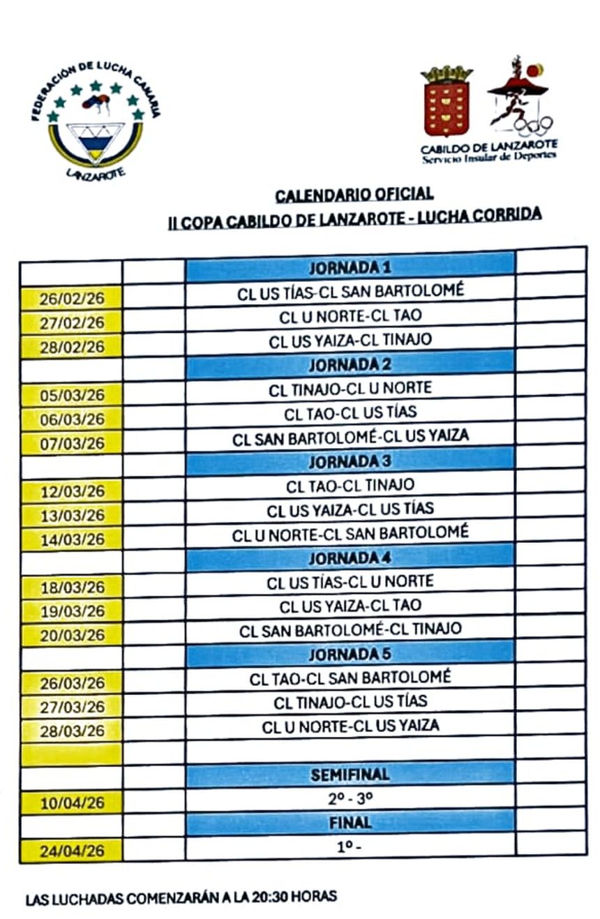Imagen del calendario de la Copa