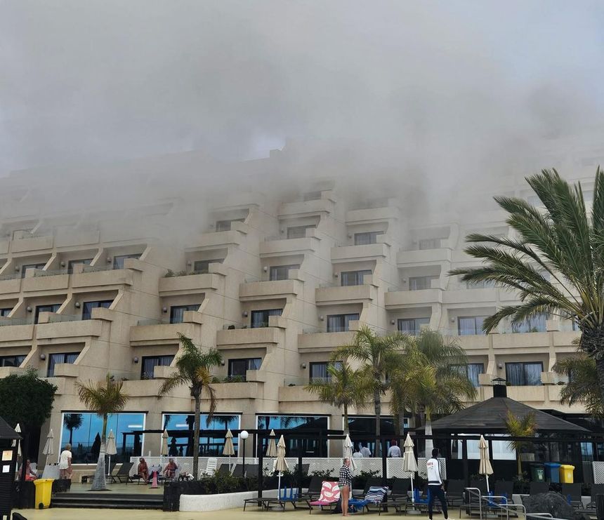 Momento en el que se ve lo aparatoso del incidente