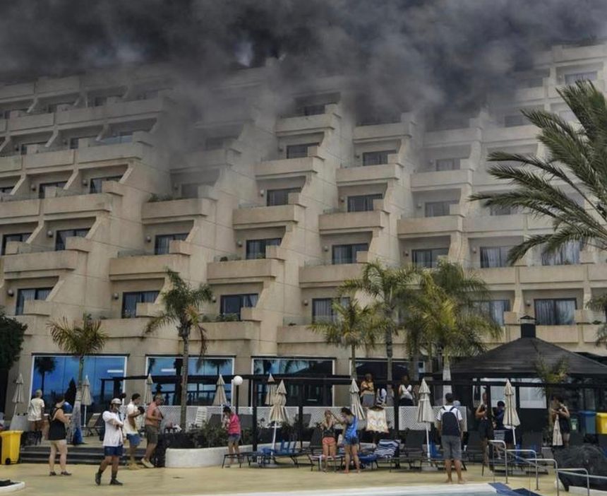 La gente salió del edificio sin problema
