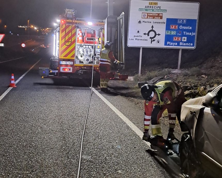 Los bomberos dejaron el lugar como si no se hubiera producido el grave siniestro