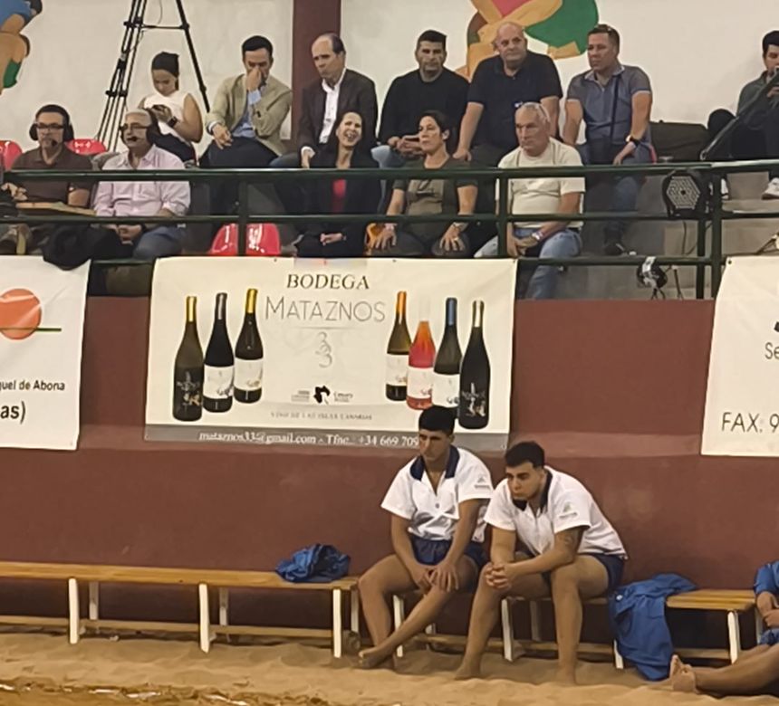 El presidente de la Federación estuvo en la grada