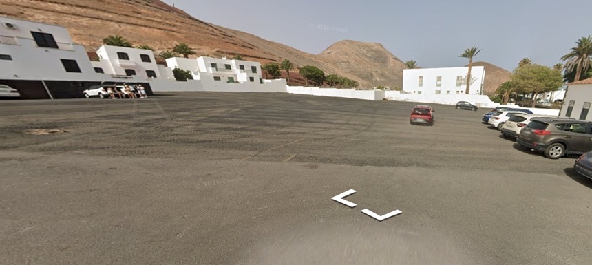 Parcela donde se ubica el belén de Yaiza.