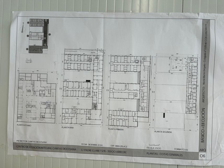 Plano de la obra.