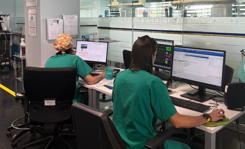 Profesionales del servicio de Anestesia y Reanimacion