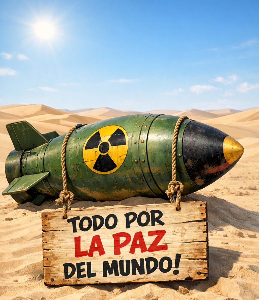 Bomba en el desierto