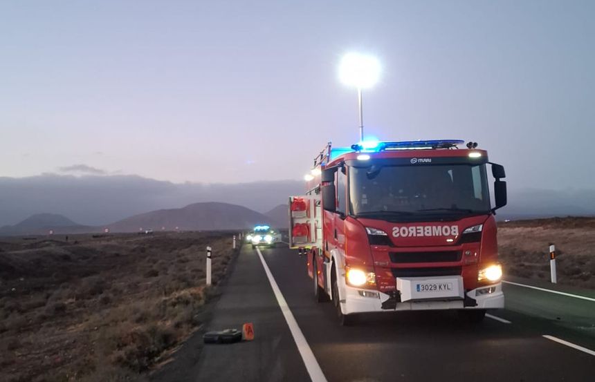 Imagen, ya de noche, de la finalización del dispositivo.